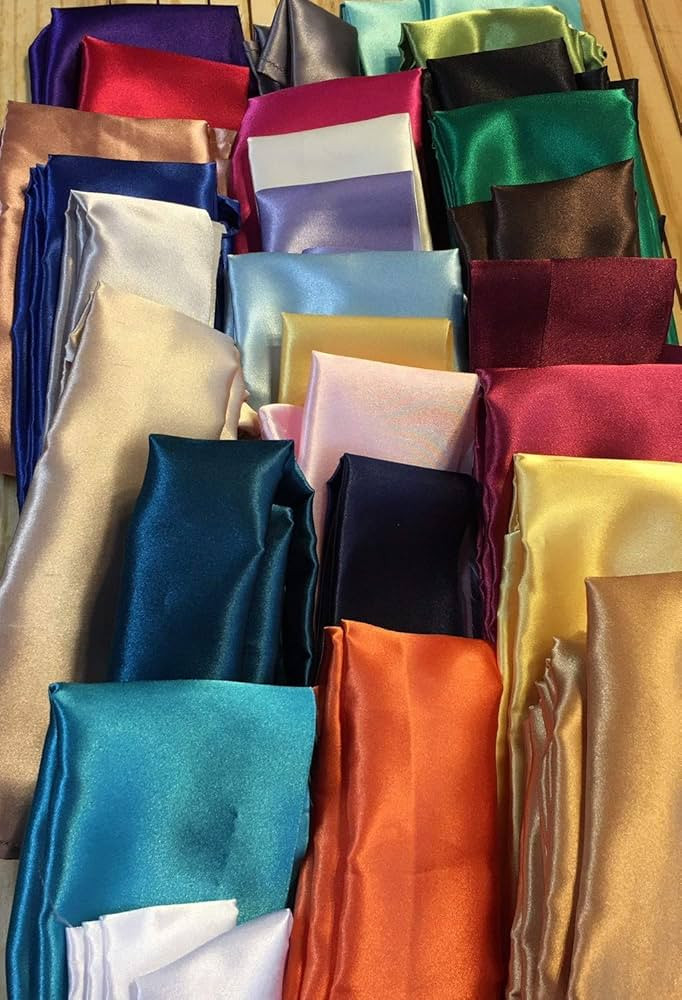 Cord Cover Satin Fabric Handmade 20 Colors and 100 Sizes Available Up to 20 Feet | Amazon (US)