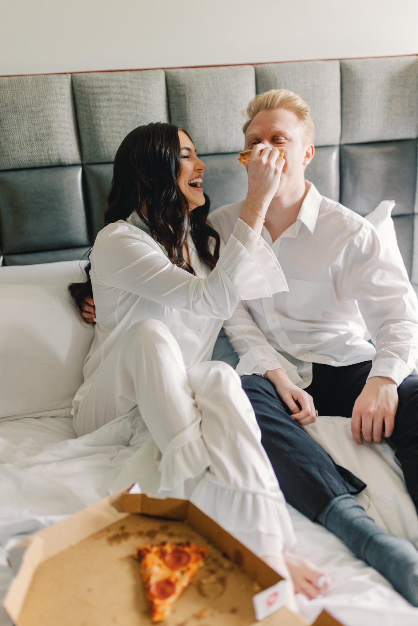 matching white pajama set, perfect for the bride to be 🤍 

#LTKwedding #LTKstyletip #LTKfindsunder50