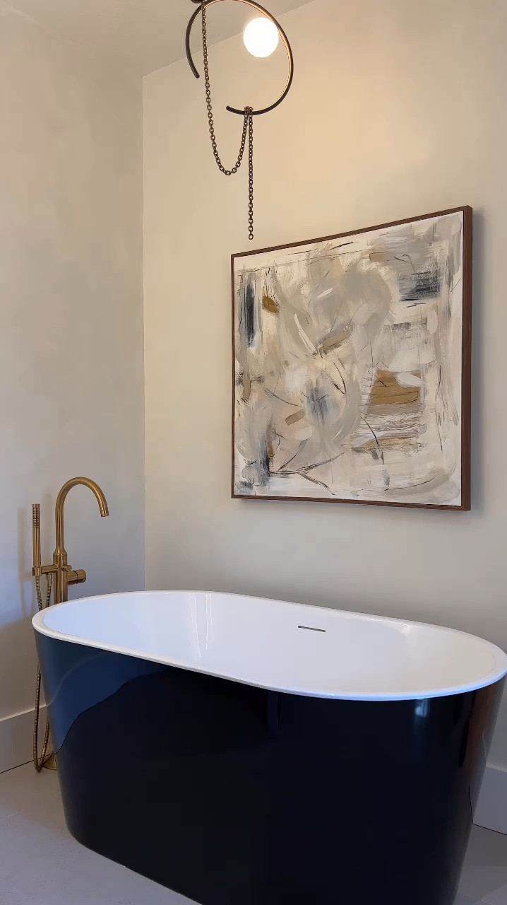 Bathroom details! The photo is on drawer slides so it can slide over and reveal the niche with products! #meandmrjones 

#LTKFindsUnder100 #LTKHome #LTKFindsUnder50
