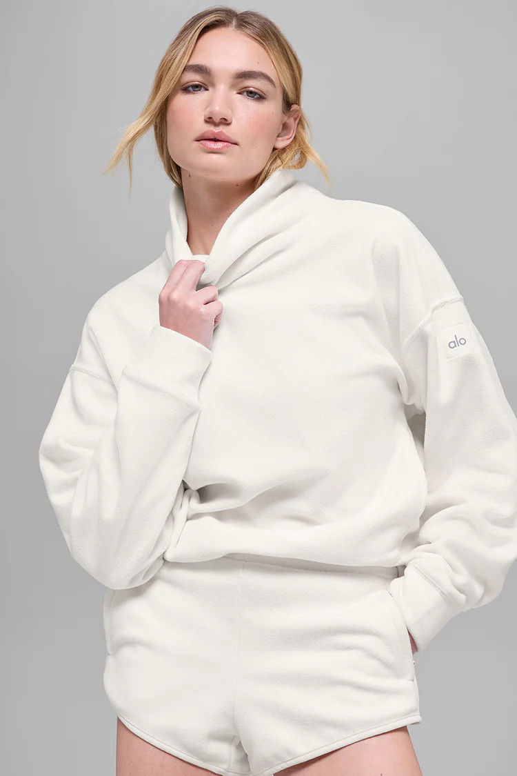 Polar Fleece Hazy Pullover | Alo Yoga (US)