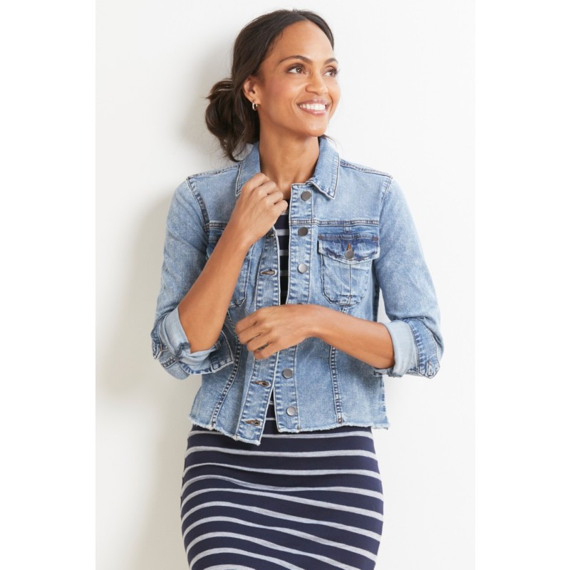 KUT FROM THE KLOTH Kara Denim Jacket | EVEREVE | Evereve