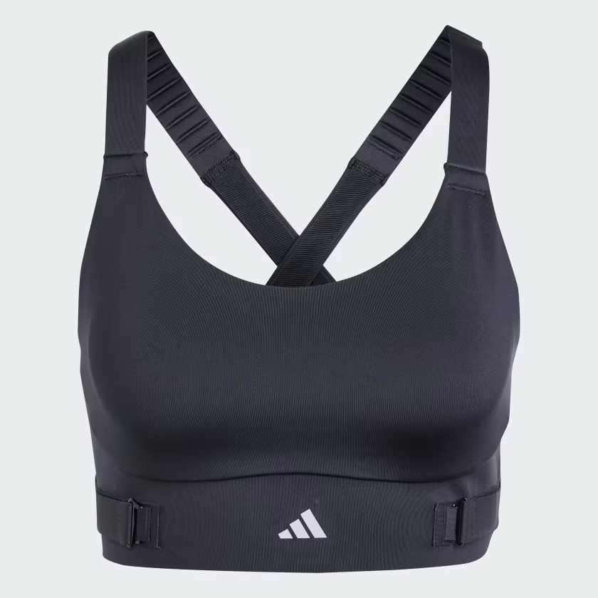 adidas FastImpact Luxe Run High-Support Bra - Black | Free Shipping with adiClub | adidas US | adidas (US)