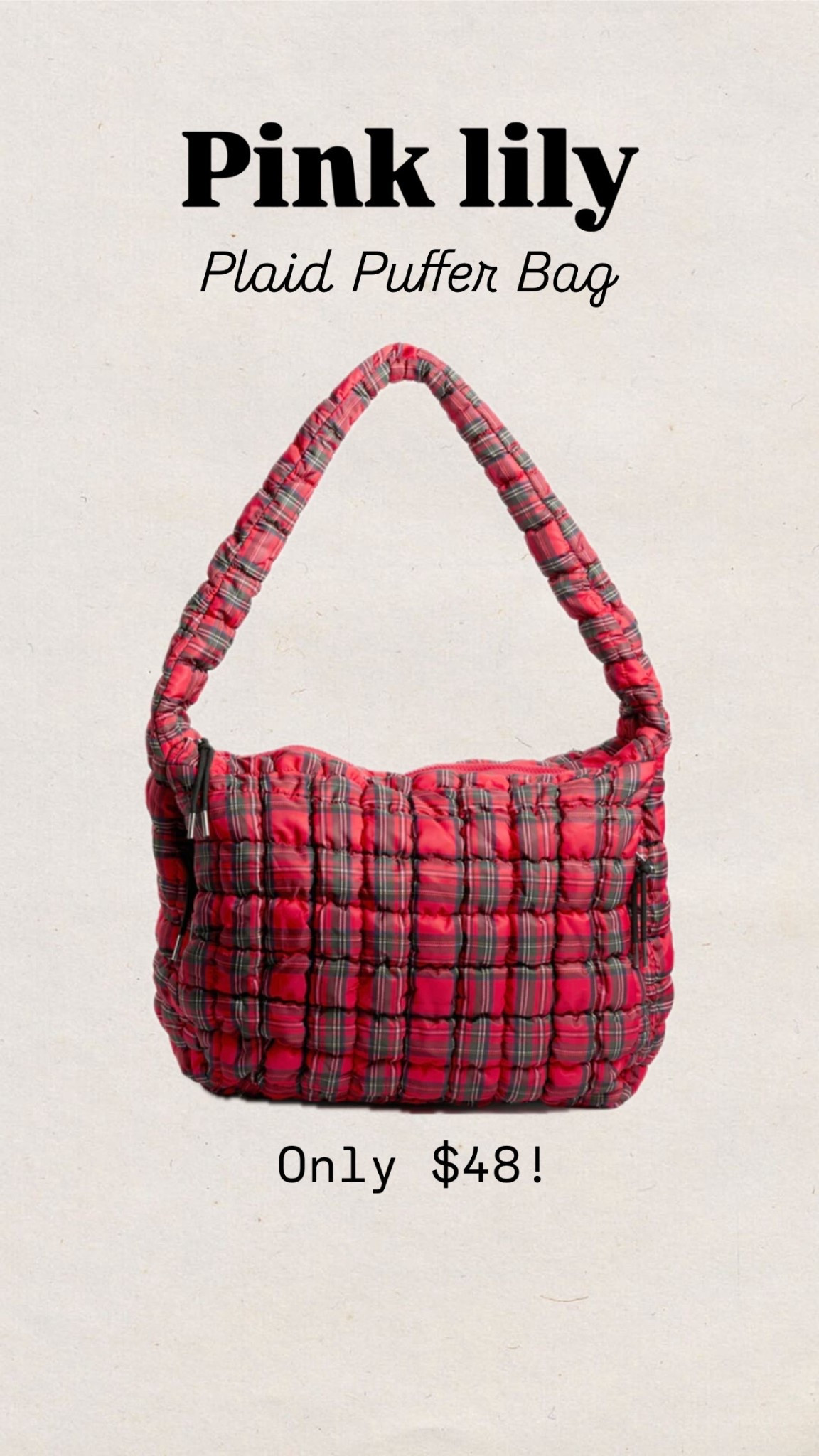 Pink lily plaid puffer bag
Tartan plaid bag
Free people look for less
Christmas gift
Gifts for her
Gifts for mother-in-law
Gifts for grandma
Gifts for daughter
Gifts for wife
Gifts for tween
Gifts for teen

#LTKSaleAlert #LTKCyberWeek #LTKGiftGuide