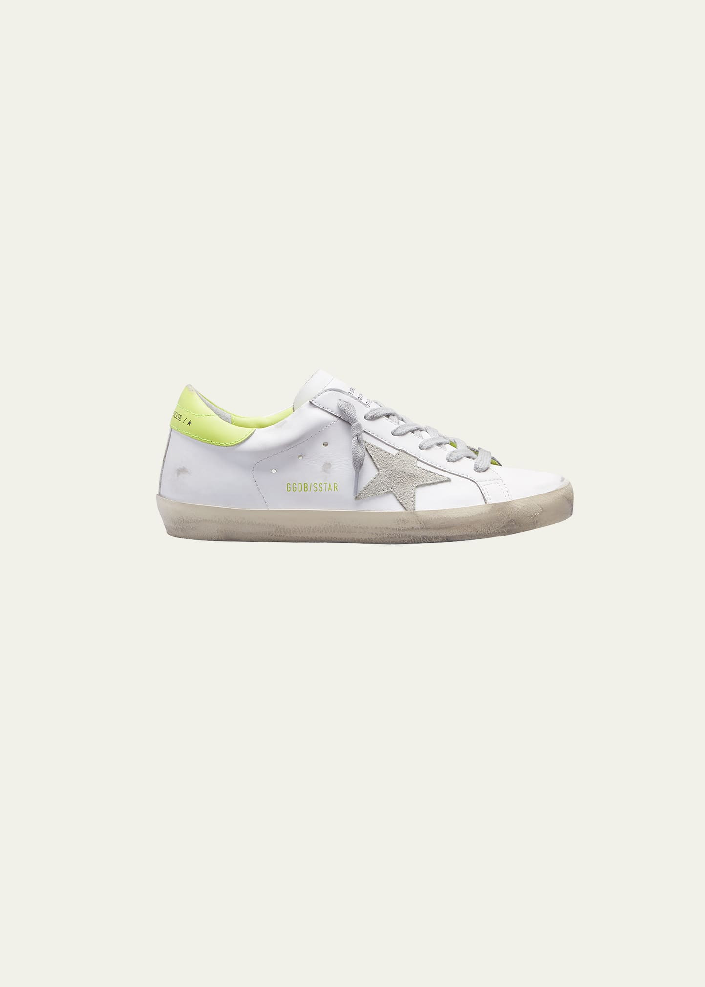 Superstar Leather Upper And Heel Suede Star Cream Sole Sneakers | Bergdorf Goodman
