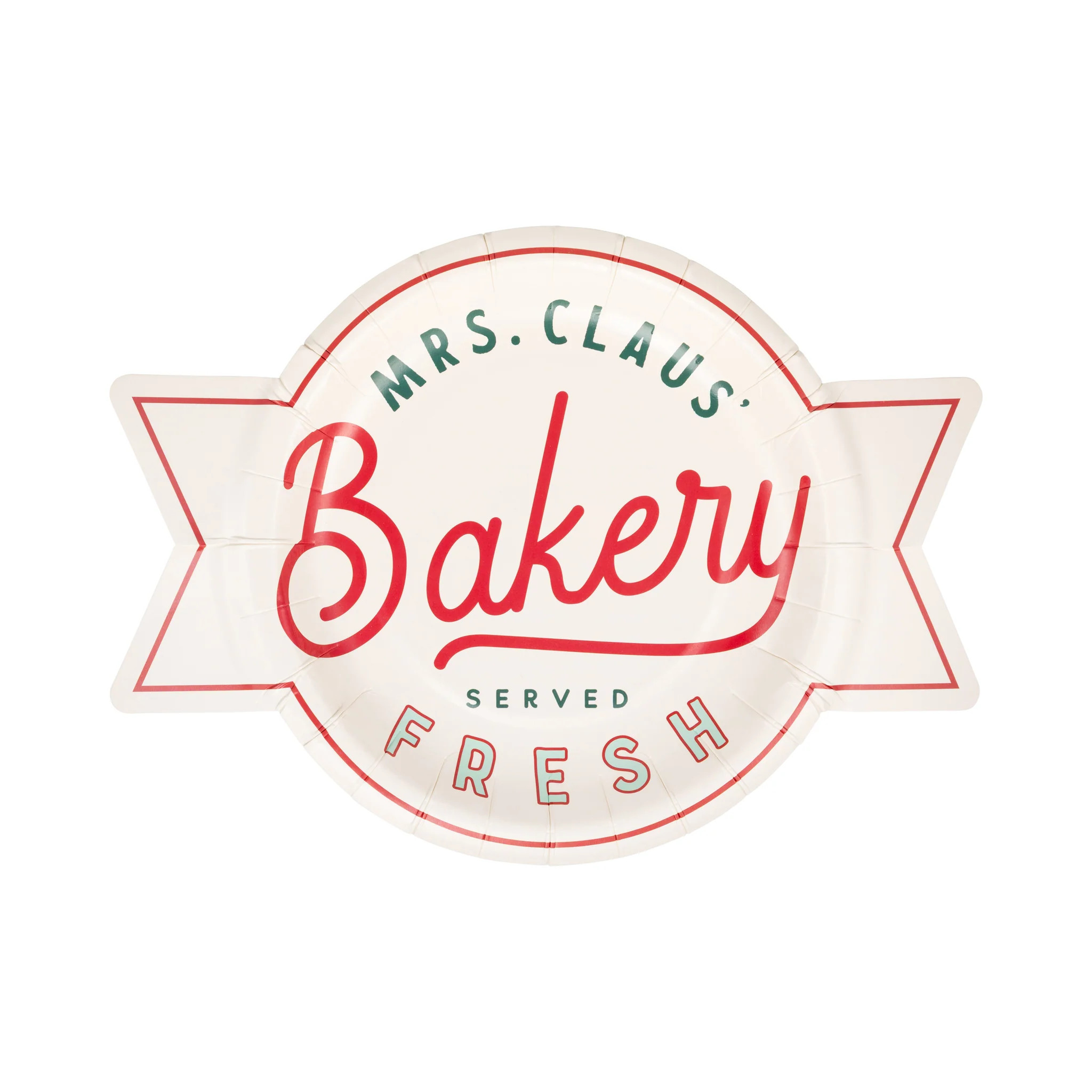 Occasions Mrs Claus' Bakery Plate | My Mind's Eye
