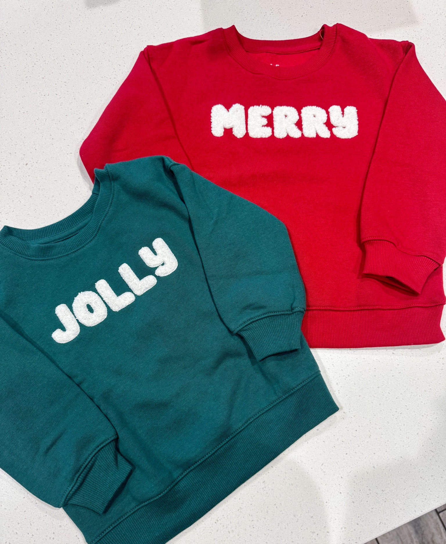 Cutest MERRY & JOLLY Christmas holiday sweatshirts! On sale for $7!!! 

#LTKKids #LTKSaleAlert #LTKBaby