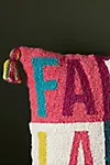 Seasons Greetings Hooked Pillow | Anthropologie (US)