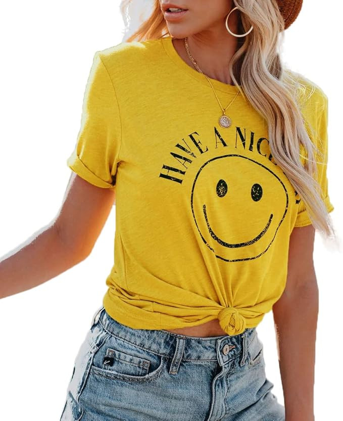 Tiger Printed Short Sleeve Tshirts,Womens Summer Crewneck Graphic Tee Shirt Blouse Tops | Amazon (US)