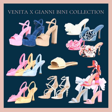 All the pretty and colorful shoes from my Venita Aspen x Gianni Bini Dillards collection!! 