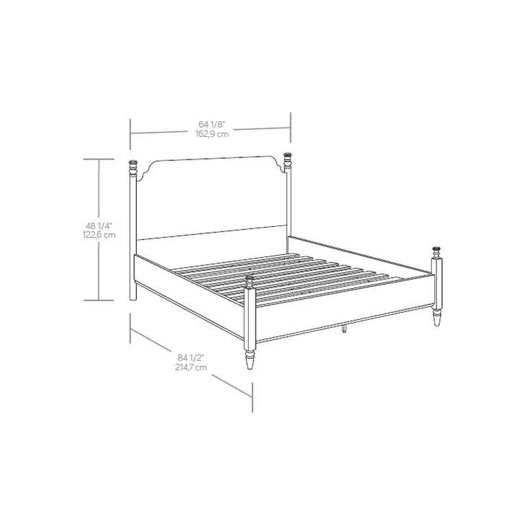 My Texas House Monroe Queen Bed, Brushed Oak Finish | Walmart (US)