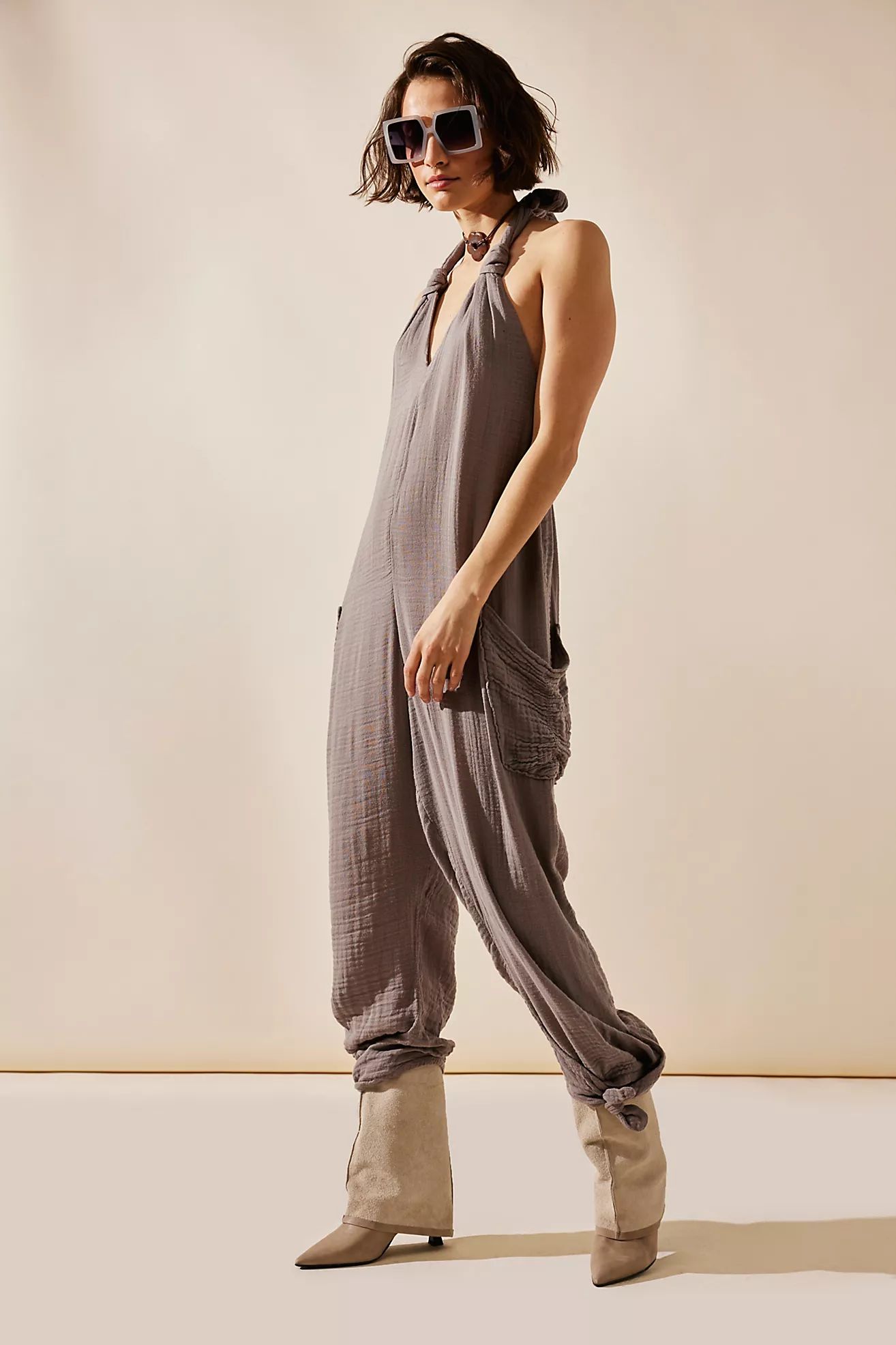 Knot It Up Low-Back Jumpsuit | Free People (Global - UK&FR Excluded)