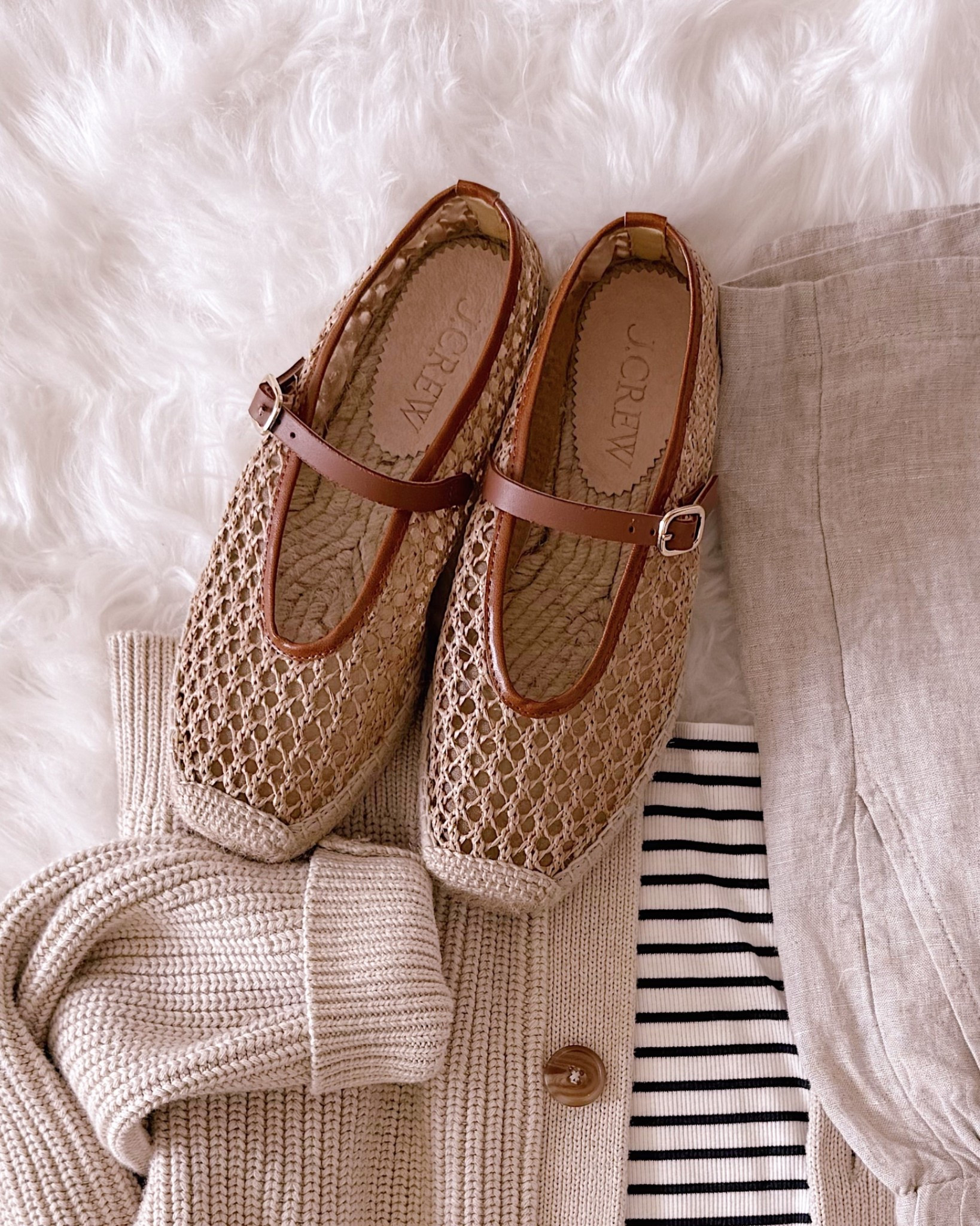 These woven mary jane flats have been on repeat for me lately, they’re comfortable enough for all day but still look pulled together with jeans or linen pants. I’ve been reaching for them nonstop for spring and early summer outfits.

spring outfit ideas, woven flats women, espadrille mary jane shoes, casual spring wardrobe essentials, neutral spring shoes, everyday chic flats, spring capsule wardrobe pieces, comfortable stylish shoes for walking, spring fashion basics women, lightweight spring layers, classic casual outfits, warm weather outfit staples

#LTKTravel #LTKSeasonal #LTKOver40