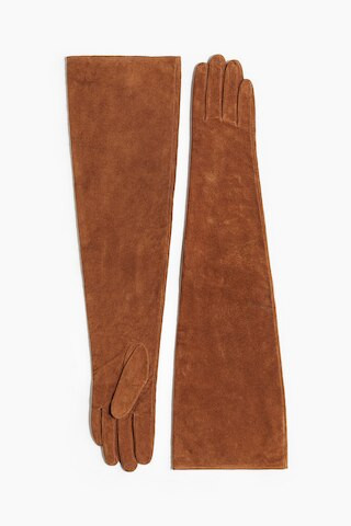 H & M - Lange Lederhandschuhe - Beige - Damen | H&M (DE, AT, CH, NL, FI)