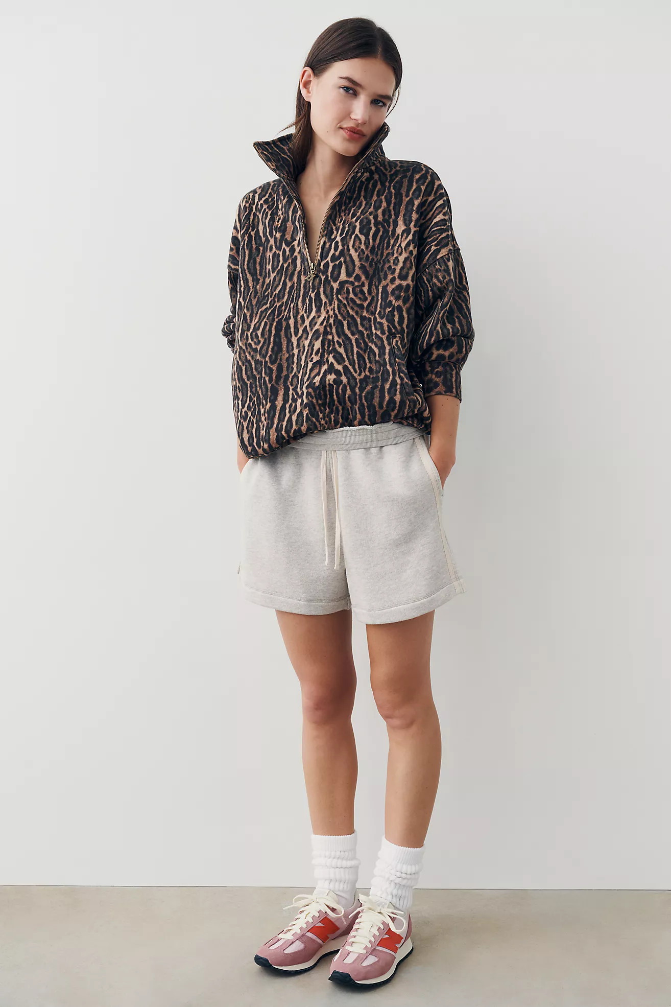 AFRM Cillian 100% Cotton Quarter-Zip Pullover | Anthropologie (US)