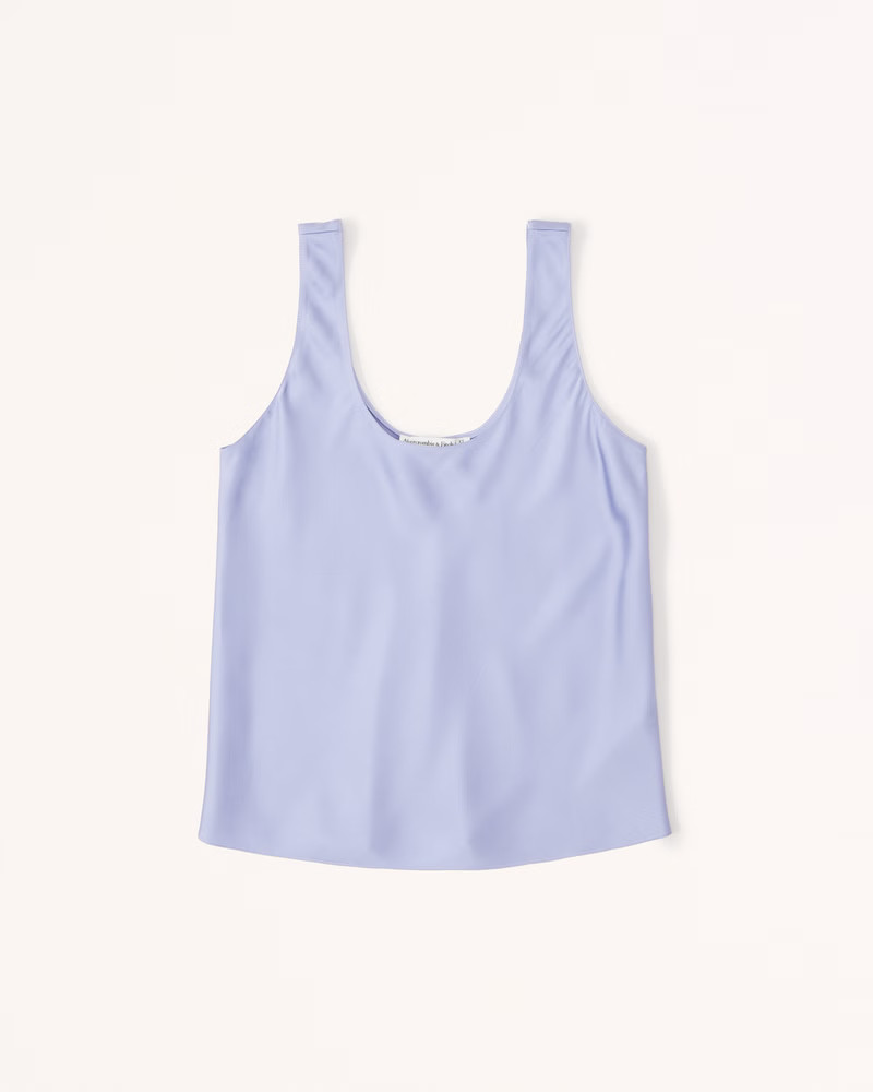 Satin Scoopneck Cami | Abercrombie & Fitch (US)
