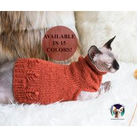 Wool Cat Sweater, Sphynx Sweater For Cat, Sphynx, Clothes, Wool Lover Gift, Shirt | Etsy (US)