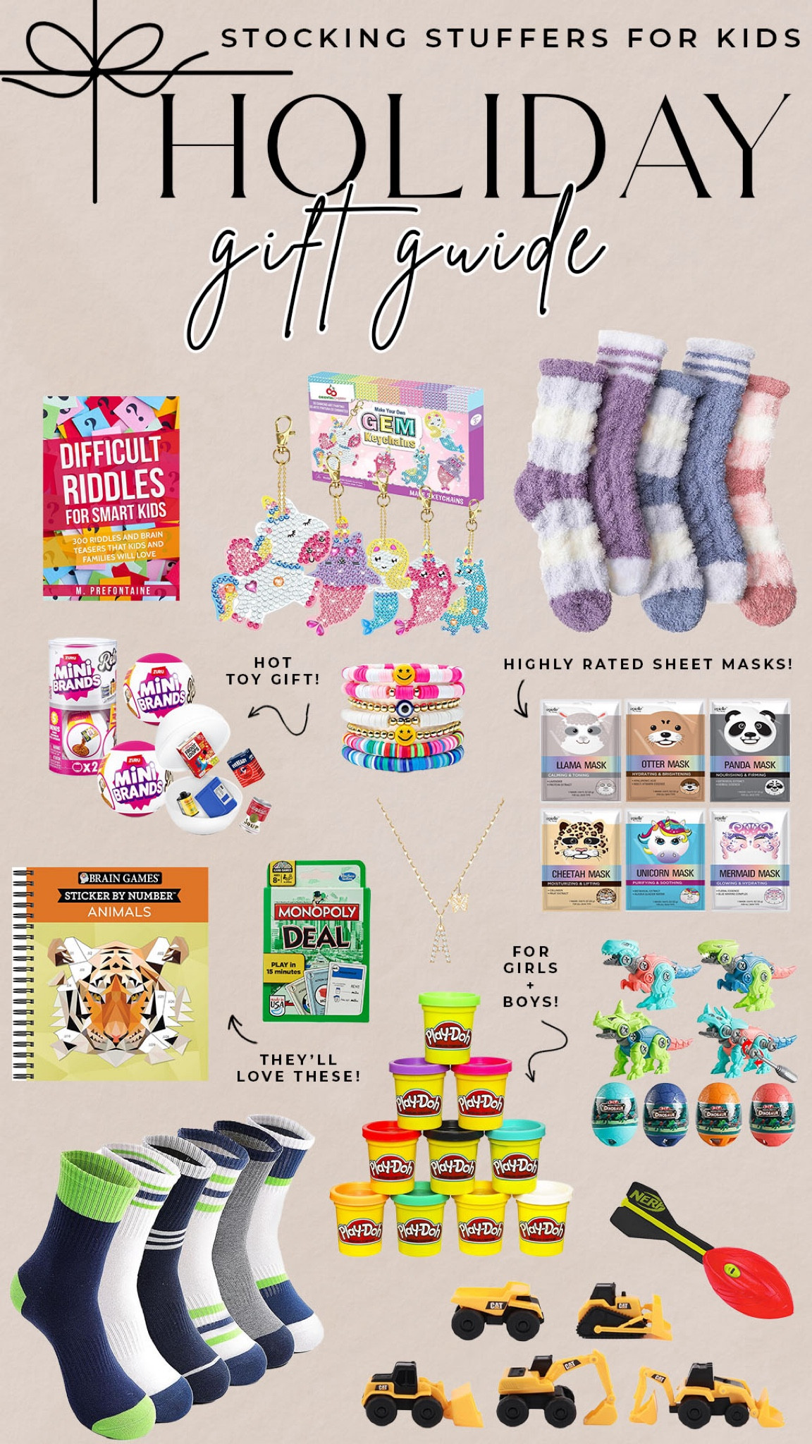 Holiday gift guide: stocking stuffers for kids!

#holidaygiftguide

Stocking stuffers for kids. Girls stocking stuffers. Boys stocking stuffers. Amazon stocking stuffers for kids  

#LTKKids #LTKGiftGuide #LTKHoliday