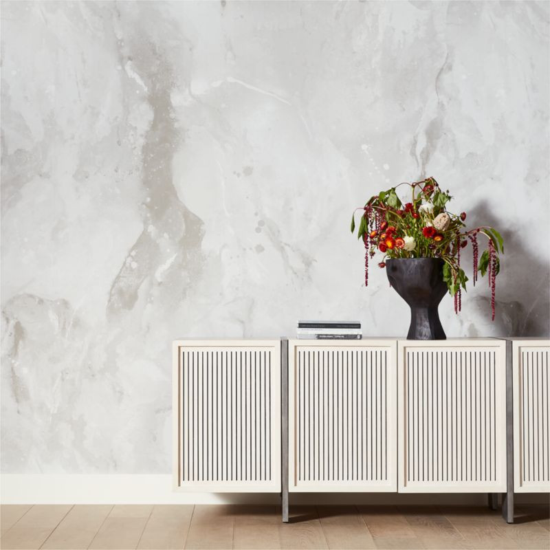 Paria Stone Cool Grey Wallpaper | CB2 | CB2