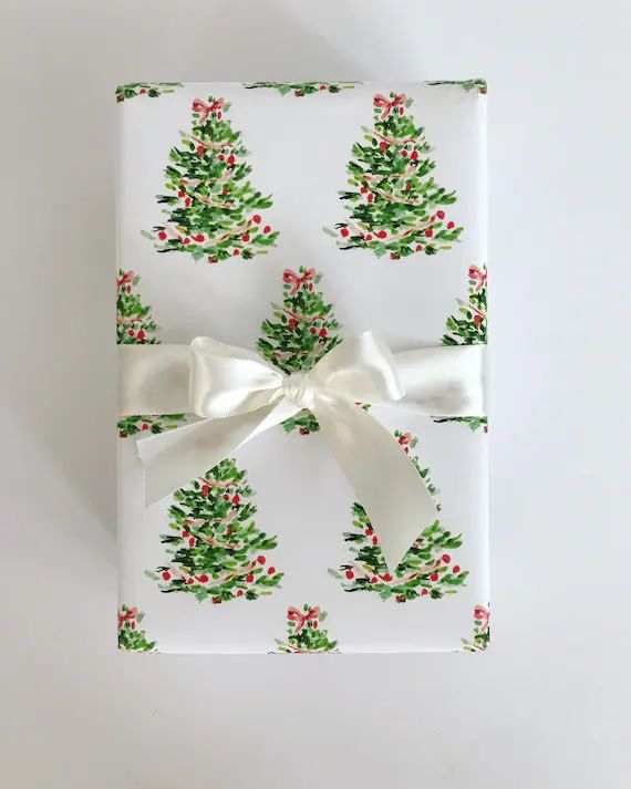 Wrapping Paper: Oh Christmas Tree {Gift Wrap, Birthday, Holiday, Christmas} | Etsy (US)