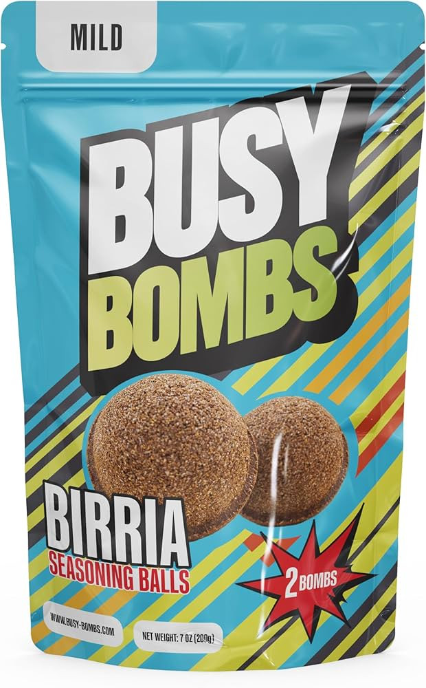 Busy Bombs - Mild Birria Bombs for Crock Pots, Birria Seasoning Balls, 7 oz, Pack of 2, Mexican S... | Amazon (US)