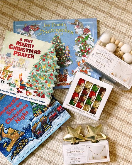 Children’s holiday Christmas books, Christmas decorations, tiny Christmas tree ornaments 

#LTKHoliday #LTKbaby #LTKkids