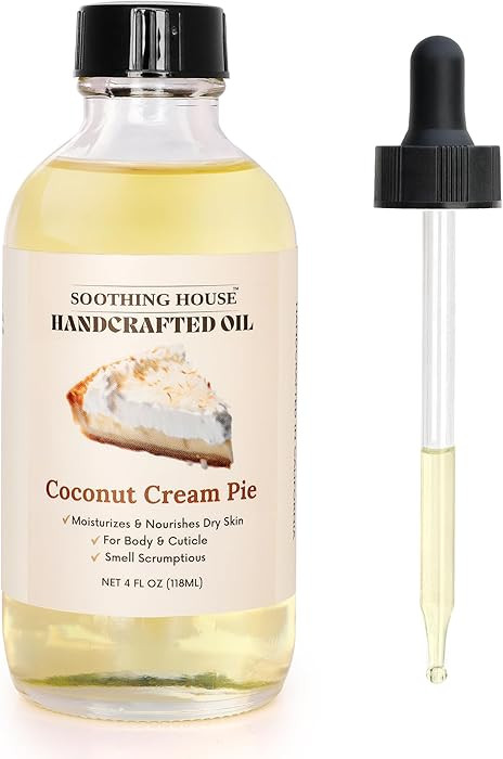 Coconut Creme Pie Body Oil - Premium Gourmand Body Moistruzier For Soft, Glowing Skin with Almond... | Amazon (US)