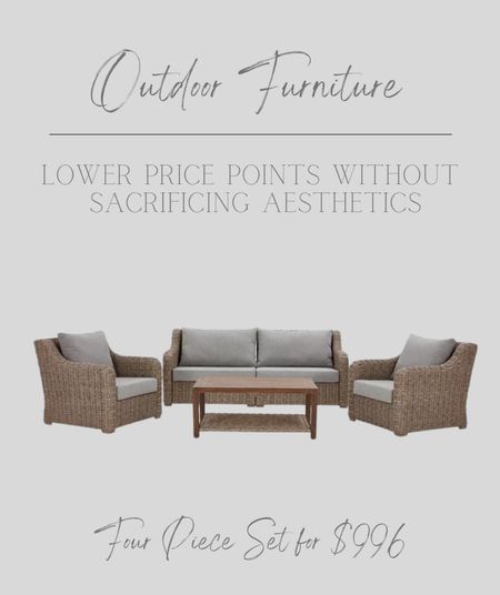 Outdoor patio furniture at lower price points without sacrificing aesthetics...

#LTKhome
