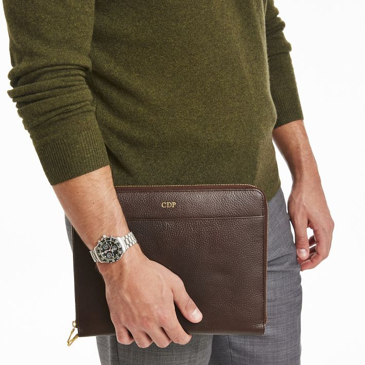 Harvey Leather Tech Folio | Mark and Graham