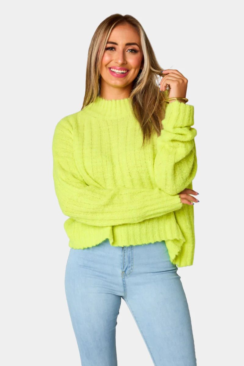 Hadley Knit Sweater - Citrus | BuddyLove