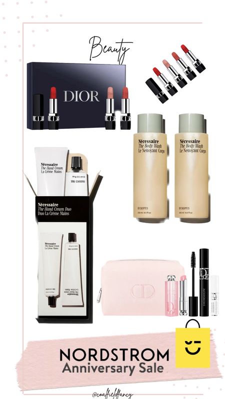 Dior Lipstick 
Dior Beauty kit
Necessaire Body wash & hand cream

#LTKxNSale #LTKbeauty