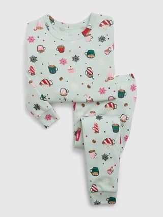 babyGap Organic Cotton Holiday PJ Set | Gap (CA)