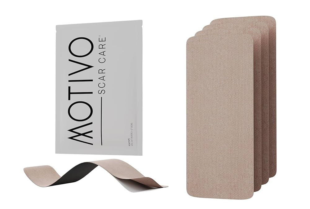 Motivo Scar Tape - 6.5x2” I 4 Strips | Water and Sweat Resistant Scar Tape, Latex-Free, Sticks ... | Amazon (US)