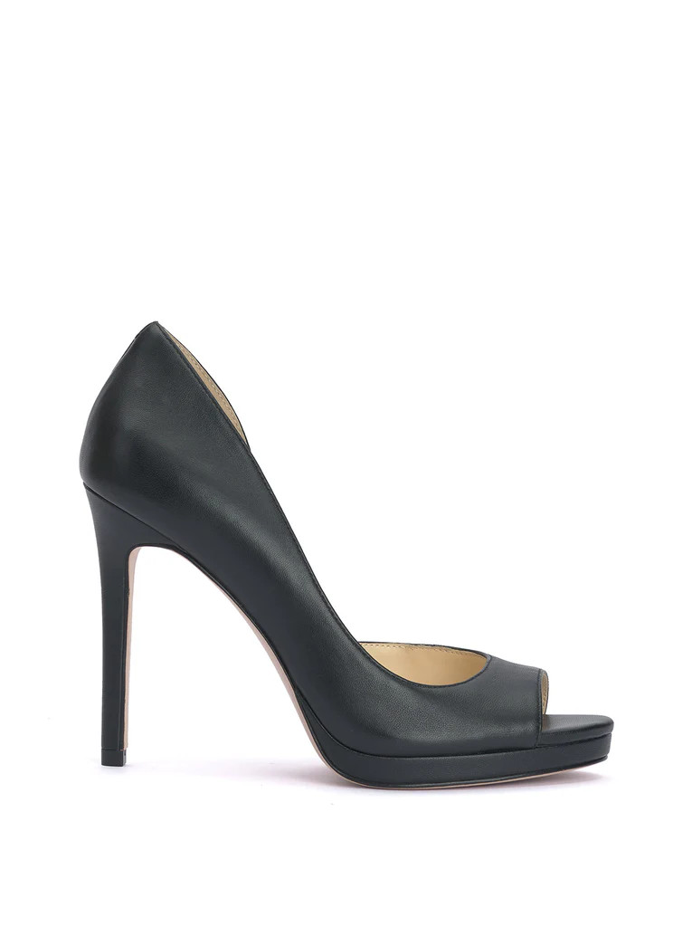 Kimli Peep Toe Pump in Black | Jessica Simpson E Commerce