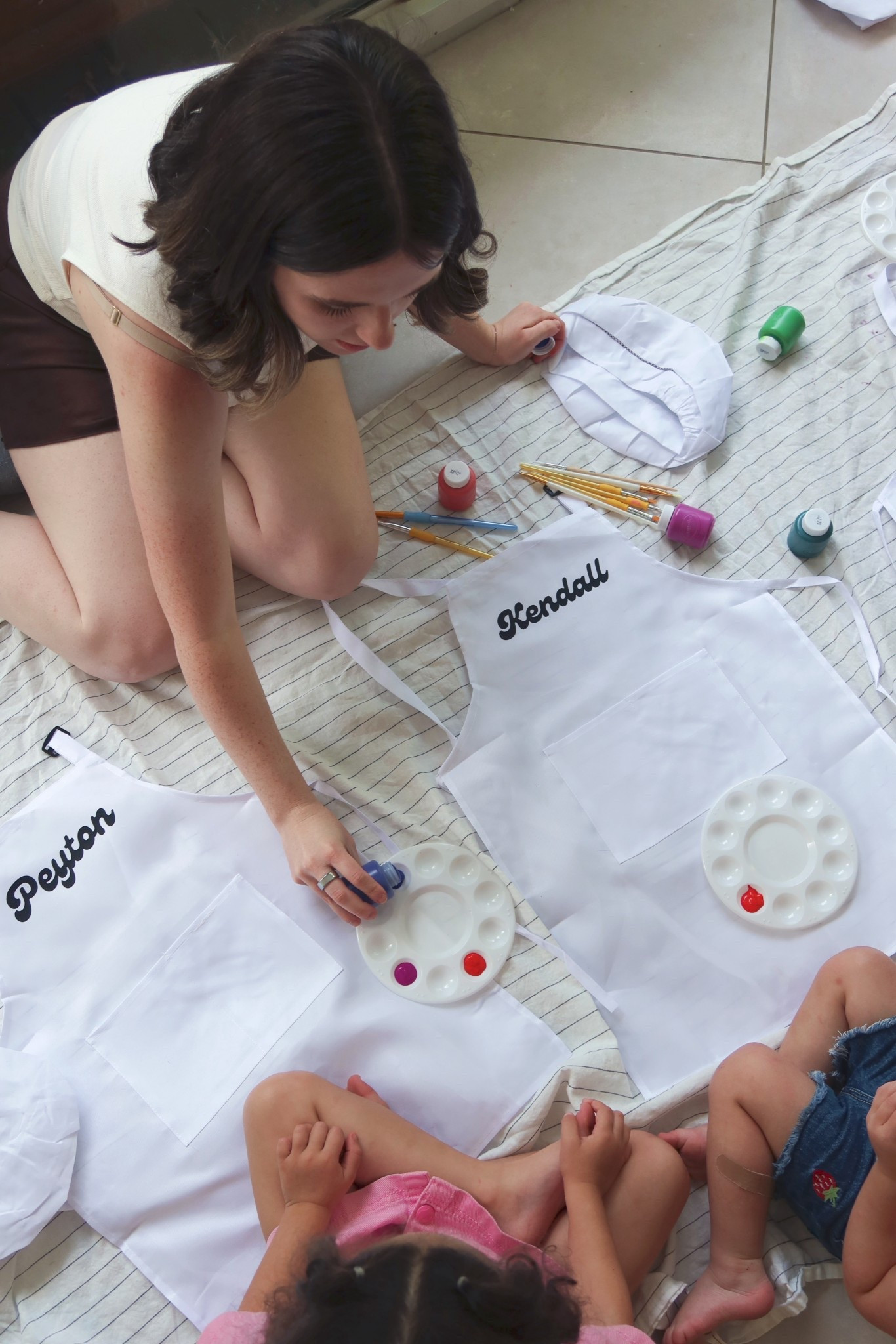 Kids painted diy apron craft 

#LTKKids #LTKParties