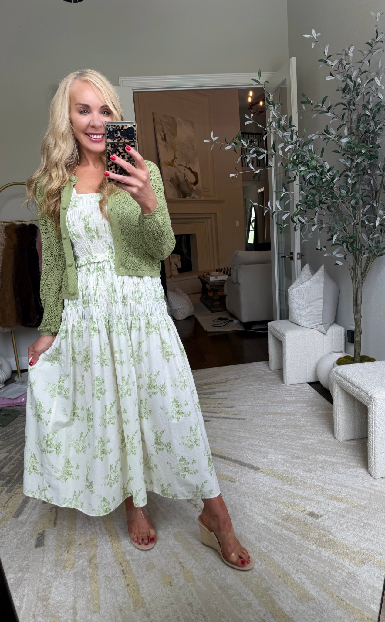 Matching cardigan came in! 💚

#LTKmomlife #LTKgrwm #LTKootd