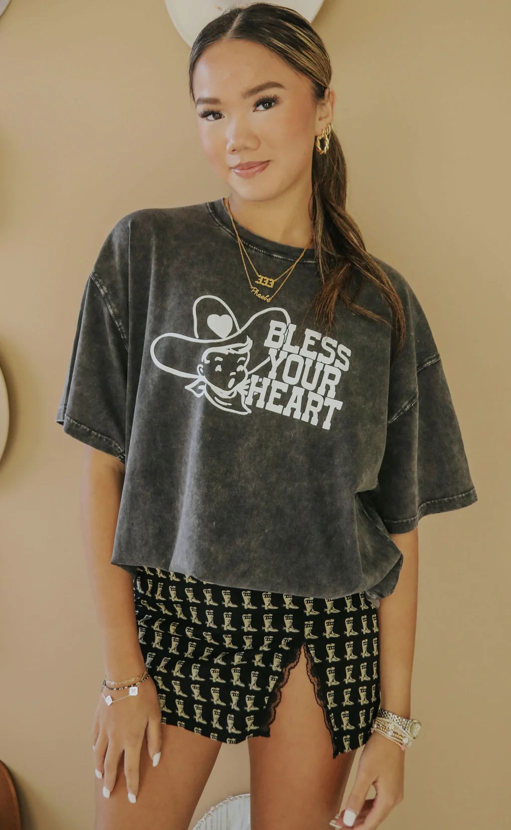 charlie southern: bless your heart band tee | RIFFRAFF