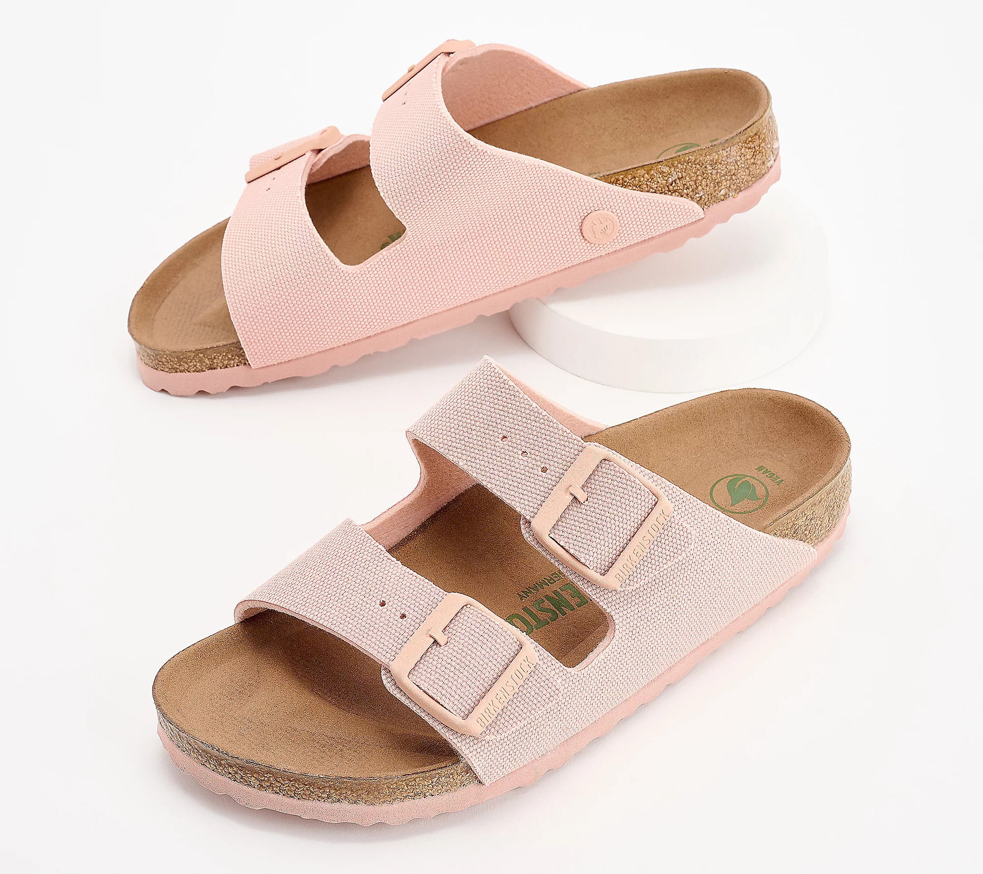 Birkenstock Two-Strap Slide Sandal - ArizonaCanvas | QVC