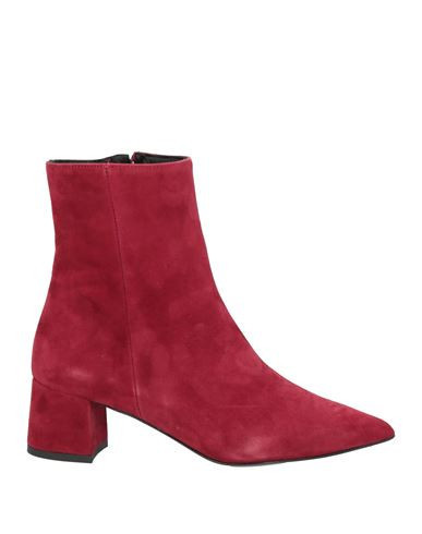 Ncub Woman Ankle boots Burgundy Size 5 Leather | YOOX (US)