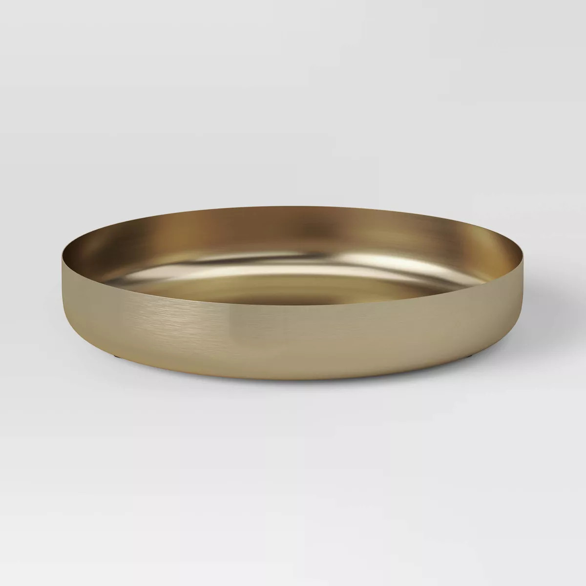 Brass Bowl - Threshold™: Iron Crafted, Round Shape, Decorative Use, Not Food-Safe, 12" Diameter | Target