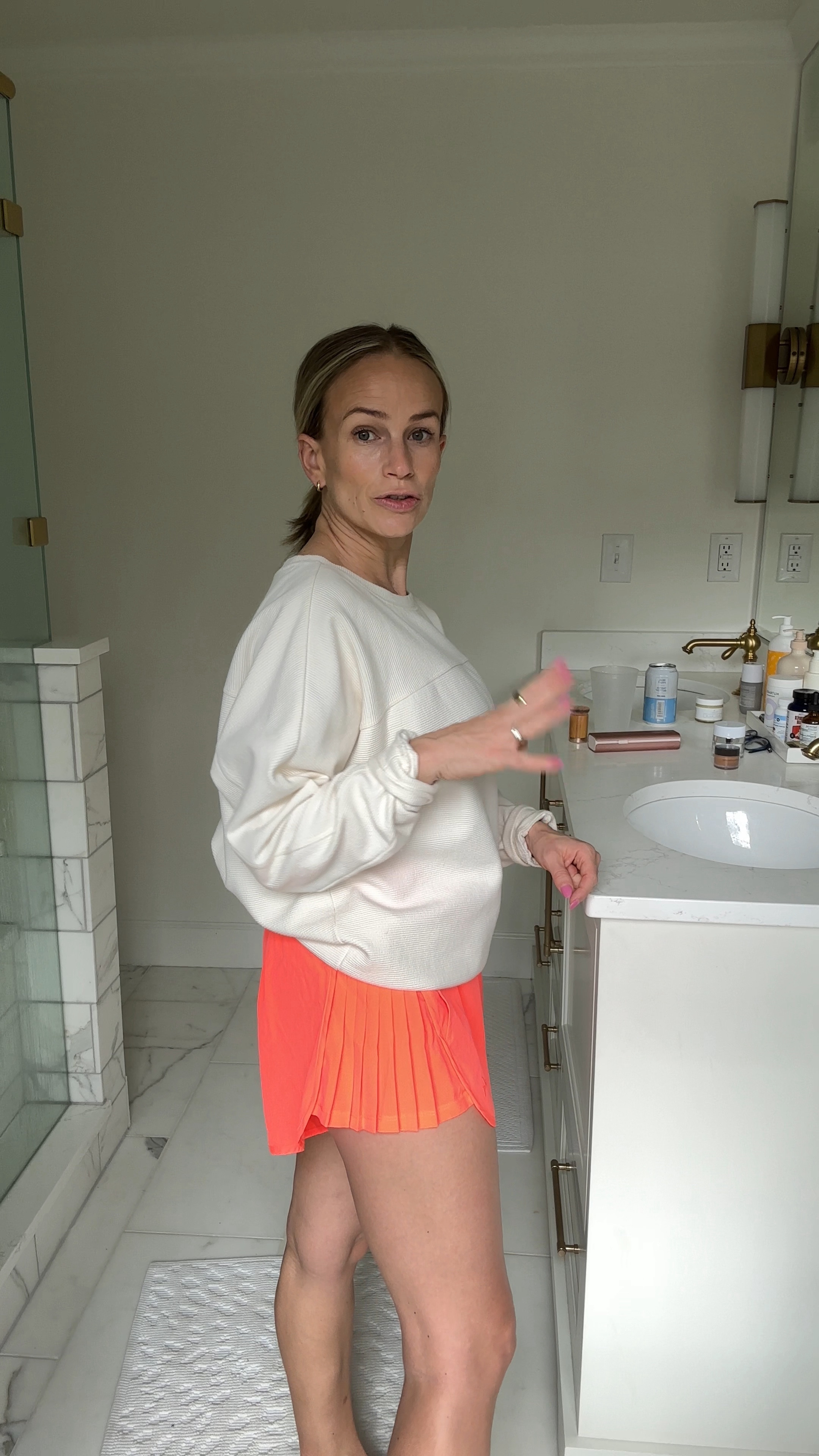 I love these pleated shorts! I have a small.  They come in tons of colors - I just added them to my cart when I did a target pickup order so they shipped free (they weren’t in stock at my store but available online)

#LTKSeasonal #LTKfindsunder50 #LTKfitness