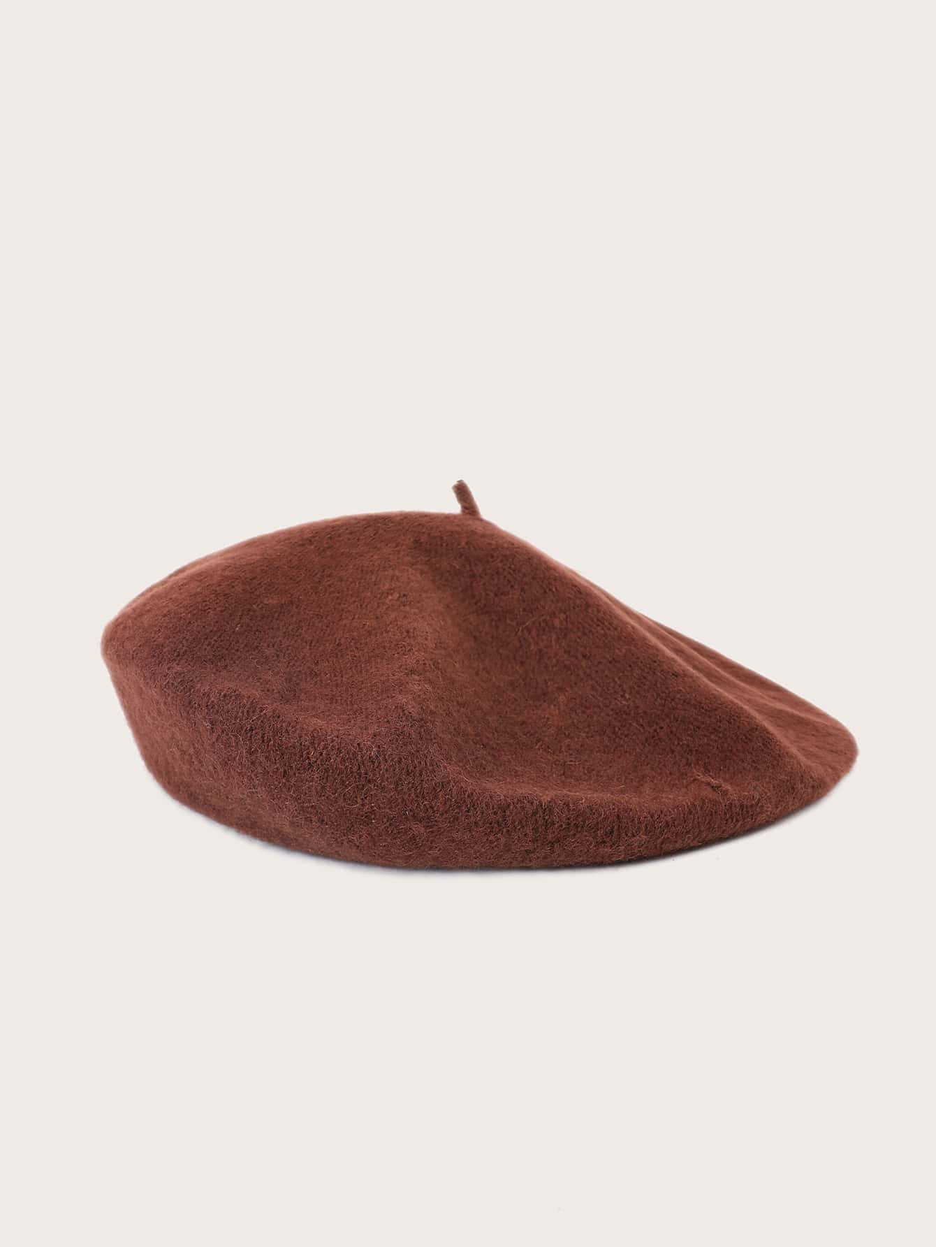 Minimalist Solid Beret | SHEIN