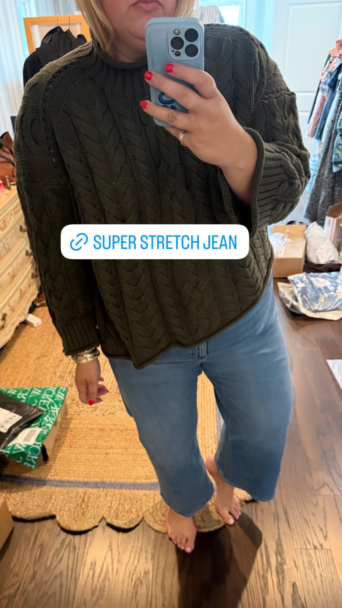 Love this super stretch jean

#LTKSeasonal #LTKootd