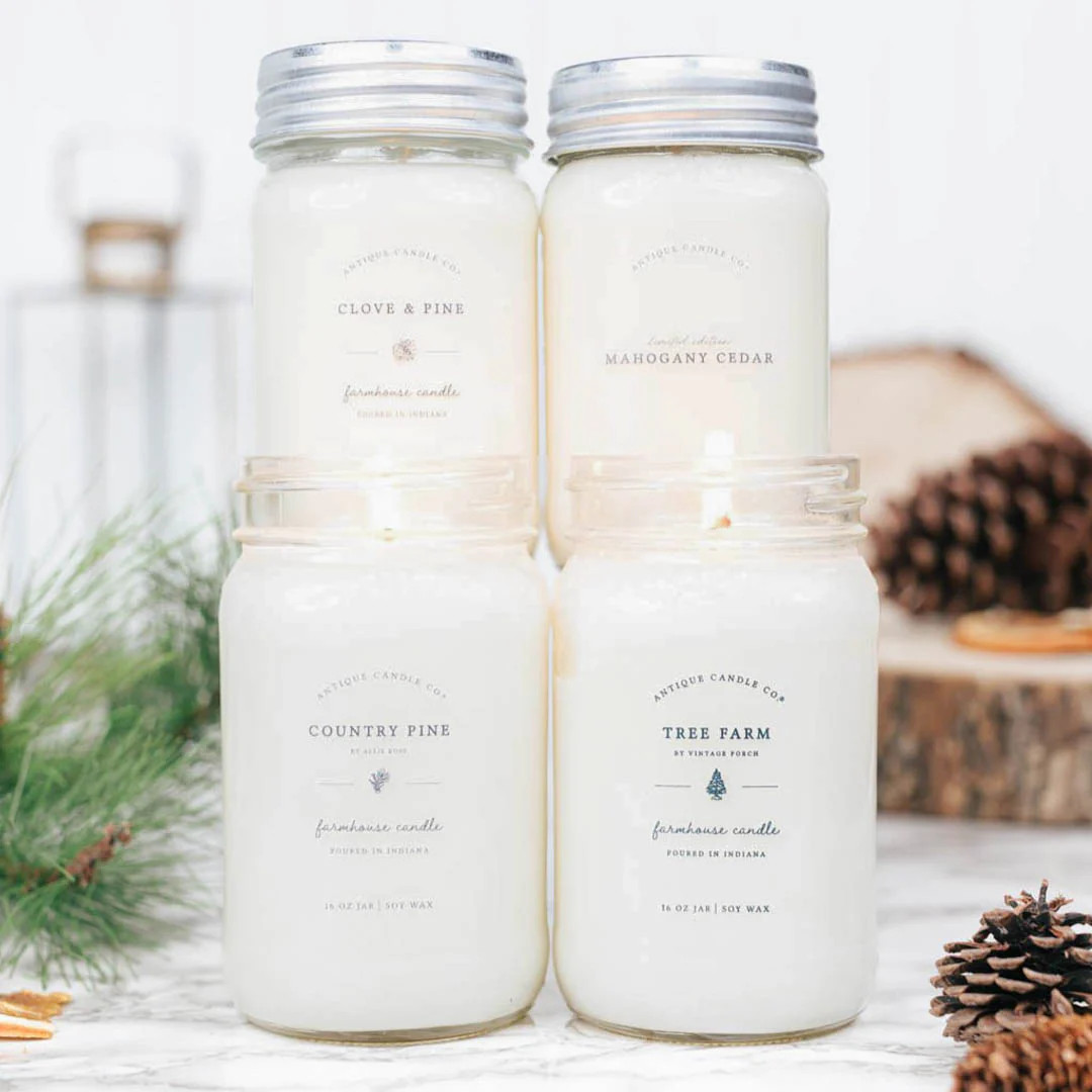 Evergreen Bundle of Four | Antique Candle Co.