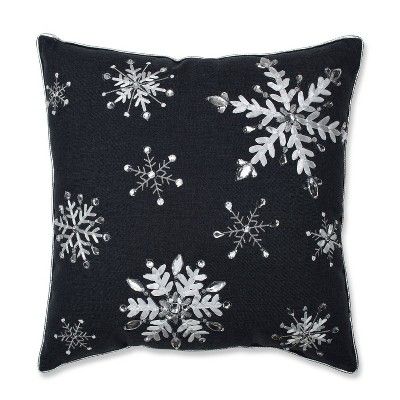 Jeweled Christmas Square Throw Pillow - Pillow Perfect | Target