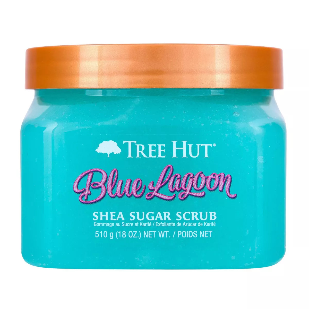 Tree Hut Blue Lagoon Shea Sugar Sea Minerals & Orange Body Scrub - 18oz | Target