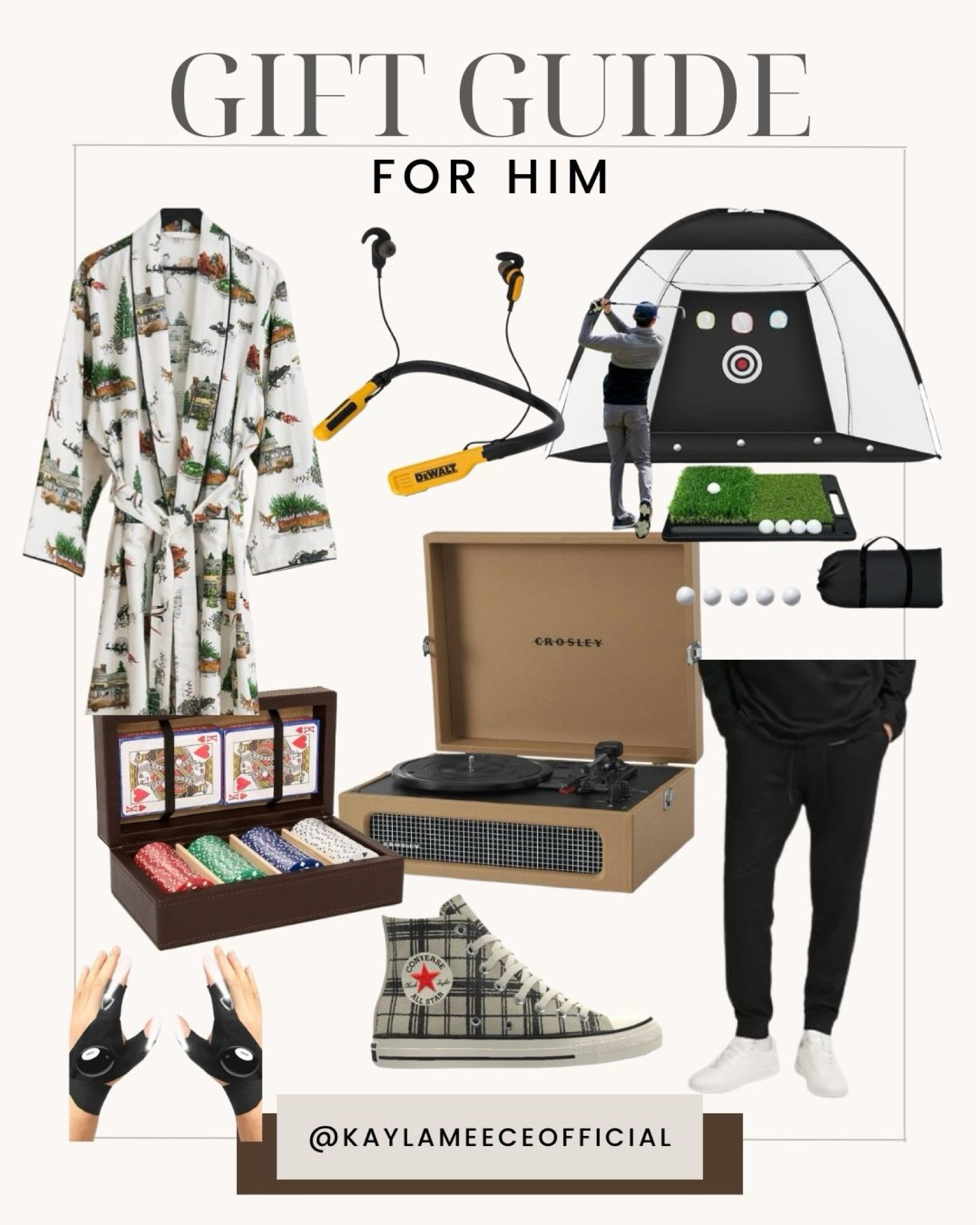Gift Guide for Him 

#giftguideforhim #cozygifts #musiclovergifts #uniquegiftideas #giftsformen #giftsforhusband #giftsforbrother #giftsfordad #pokergifts #chucktaylors #comfysweatpantsformen #giftsforgolflovers #golfgifts #fungifts #headphones 

#LTKGiftGuide #LTKHoliday #LTKMens