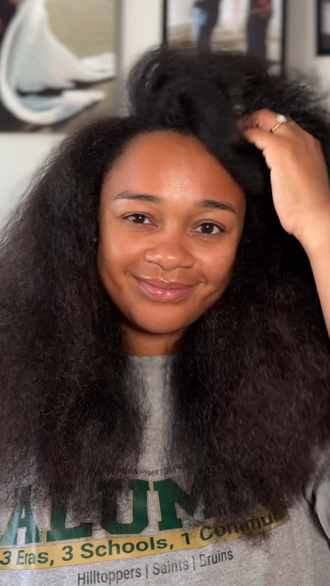 I am determined to see my hair GROW this year. So I’m committing to the mini twist lifestyle for the foreseeable future.

Mini twists are a low maintenance, low tension protective style that allows you to enjoy your hair without the threat of breakage.

This install took just under 5 hours and honestly, they’re not as small as I’d like them to be 🤭 but this may be one of my favorite installs!

I do not add any hair - as you can see, i have more than enough 😭 

Since I don’t plan on rocking this as a twist out later, i prefer to braid the root about 1/2 inch and then start twisting. I have 3b/3c texture and sometimes those twists like to slip at the roots. The braid keeps the style looking neater for longer. I use grease on my scalp, a cream on the length and a gel to seal the ends. 

Everything I use is below & linked in my LTK.