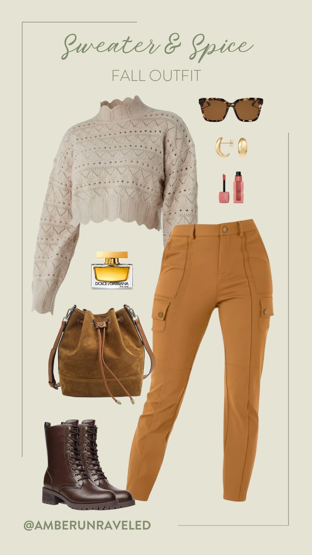 Even if you're wearing a sweater, make sure to spice it up with embroidered details and add a pop of color! Style it with a versatile cargo pants and these cool leather boots! 

sweater weather, neutral style, fall looks, outfit inspo, daily look, city girl, fashion inspo, pumpkin-inspired outfit, halara

#LTKSeasonal #LTKStyleTip #LTKU