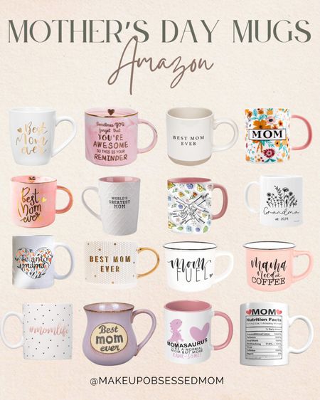 This collection of cute mugs is the perfect gift idea for your mom, aunt, or mother-in-law this Mother's Day!
#amazonfinds #kitchenmusthave #coffeelover #affordablefinds

#LTKstyletip #LTKhome #LTKGiftGuide