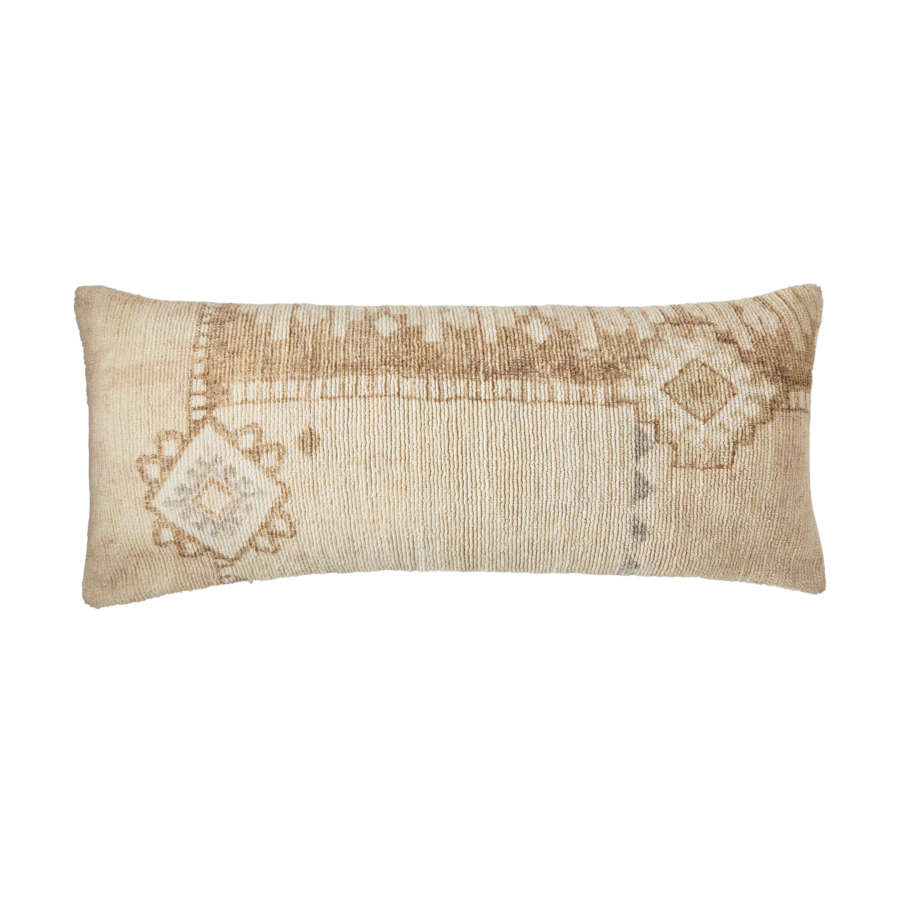 Better Homes & Gardens Beige Persian Patchwork 14" x 36" Pillow by Dave & Jenny Marrs | Walmart (US)